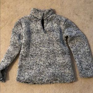 Heather gray fleece- medium